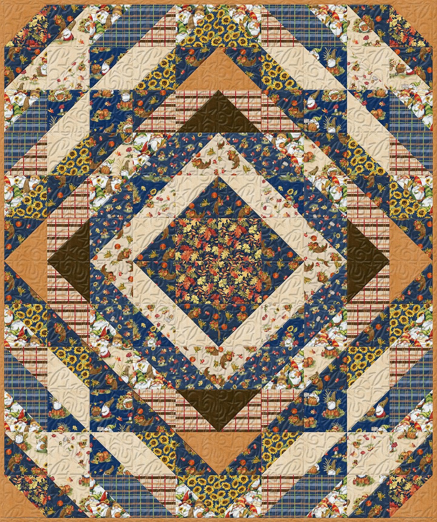 Basic Medium Throw Quilt #2 - Free Digital Download-Wilmington Prints-My Favorite Quilt Store