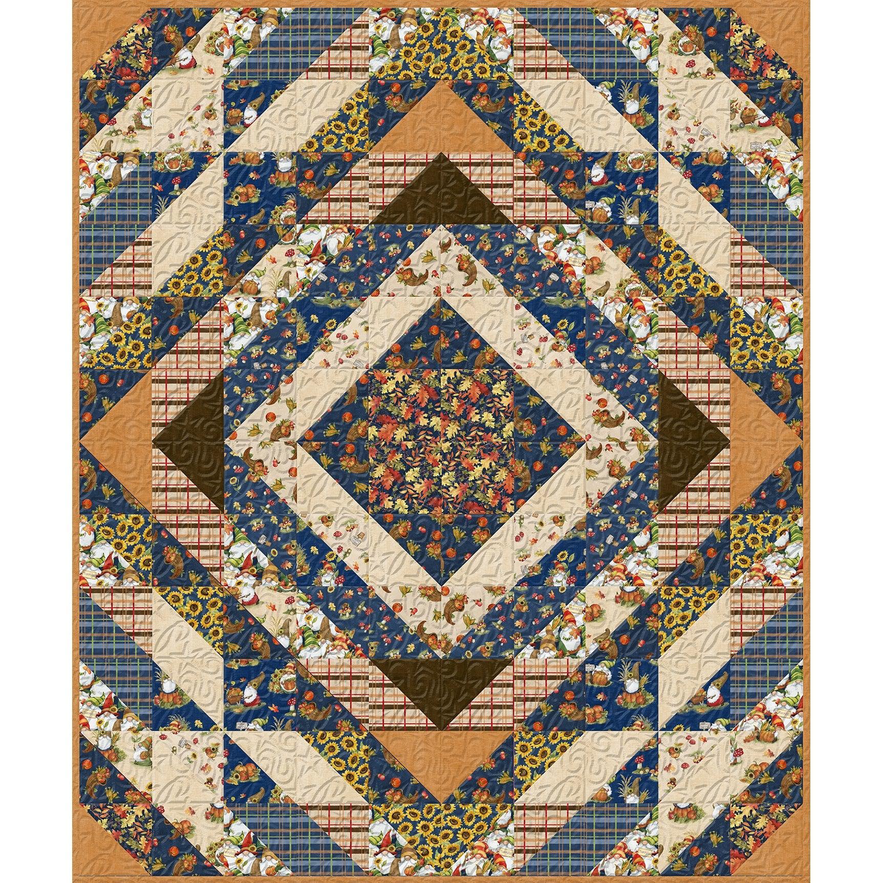Basic Medium Throw Quilt #2 - Free Digital Download-Wilmington Prints-My Favorite Quilt Store