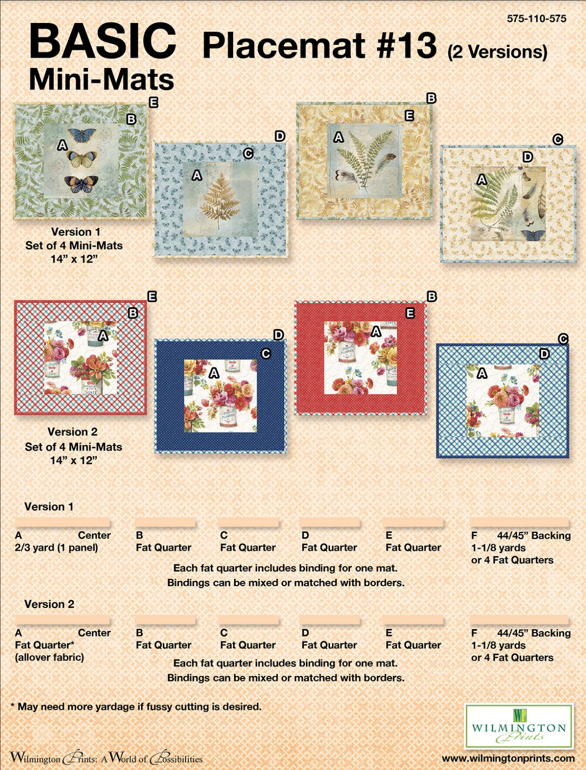 Basic Mini-Mat 13 - Free Digital Download-Wilmington Prints-My Favorite Quilt Store
