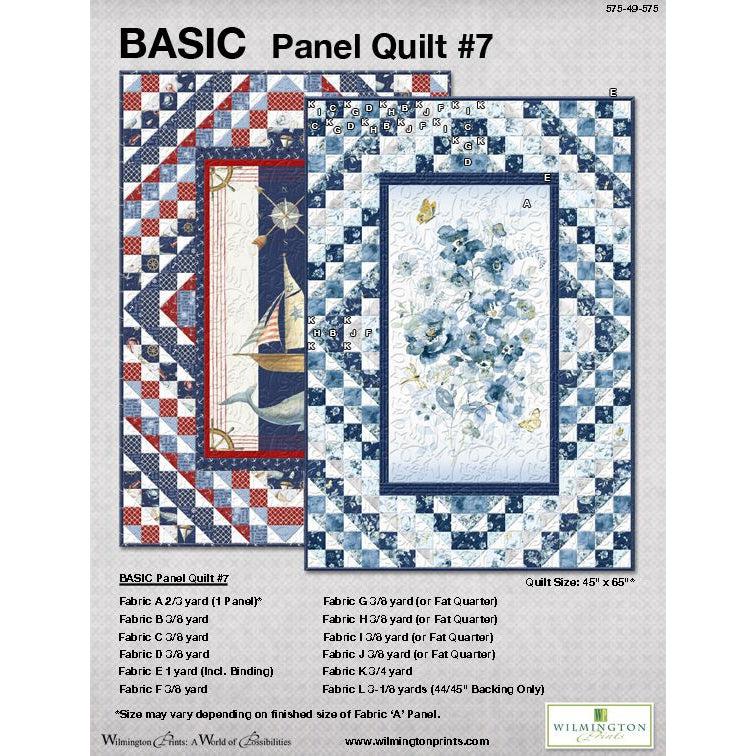 Basic Panel Quilt 7 Quilt Pattern - Free Digital Download-Wilmington Prints-My Favorite Quilt Store