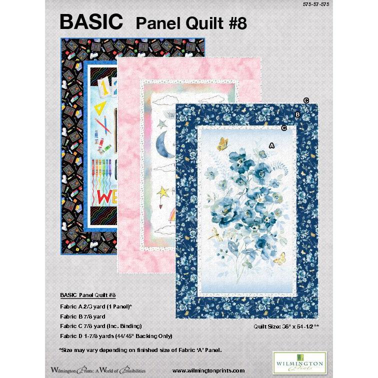 Basic Panel Quilt 8 Quilt Pattern - Free Digital Download