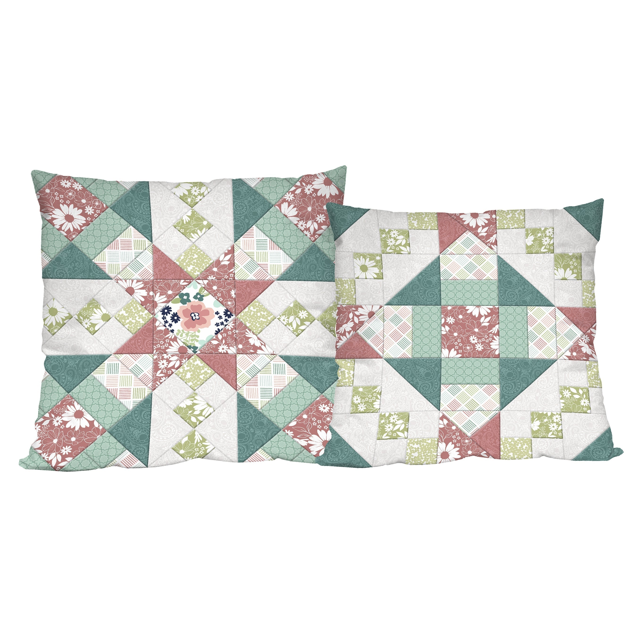 Basic Patchwork Pillows - Free Digital Download-Wilmington Prints-My Favorite Quilt Store