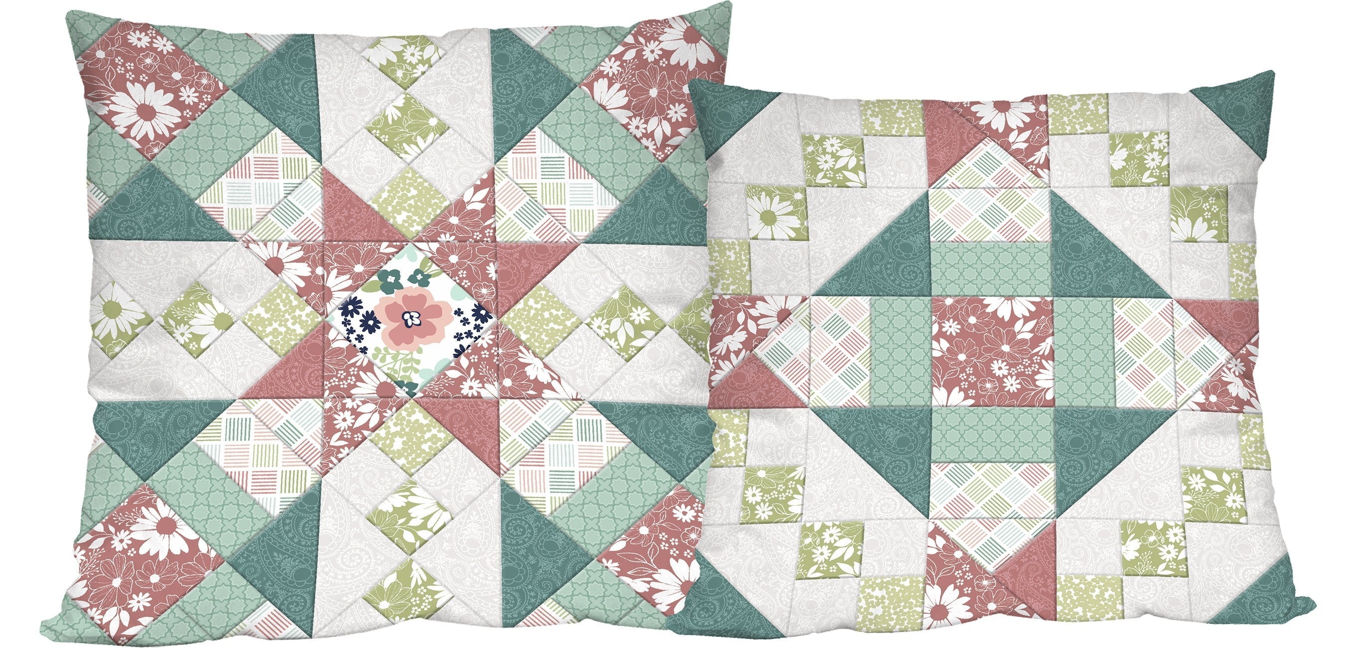 Basic Patchwork Pillows - Free Digital Download-Wilmington Prints-My Favorite Quilt Store