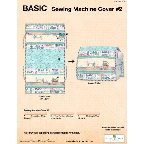 Basic Sewing Machine Cover 2 - Free Digital Download-Wilmington Prints-My Favorite Quilt Store