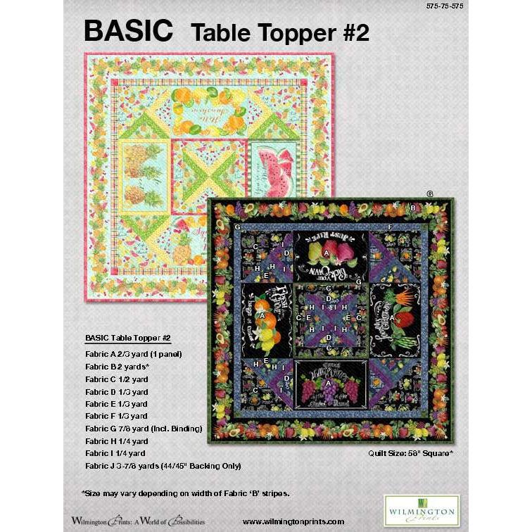 Basic Table Topper 2 Quilt Pattern - Free Digital Download-Wilmington Prints-My Favorite Quilt Store