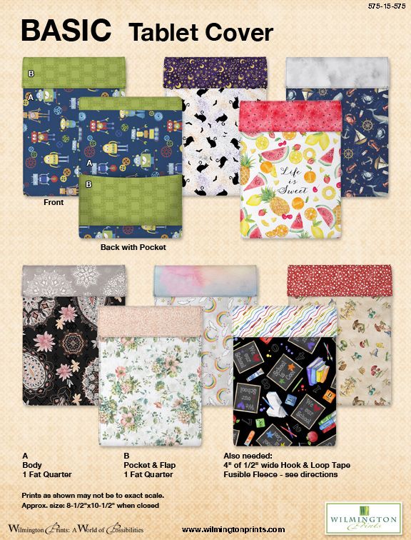 Basic Tablet Cover - Free Digital Download-Wilmington Prints-My Favorite Quilt Store