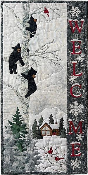 Bear Foot Lodge Wall Hanging Quilt Kit-Hoffman Fabrics-My Favorite Quilt Store