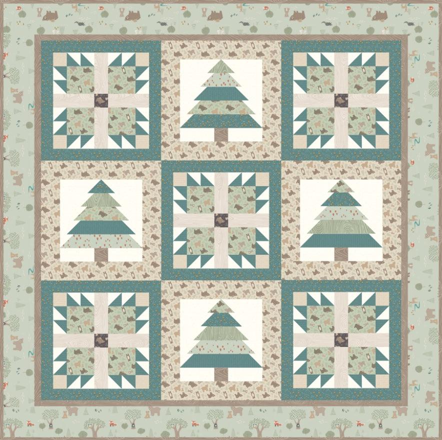 Bear Paws & Pines - Free Digital Download-Riley Blake Fabrics-My Favorite Quilt Store