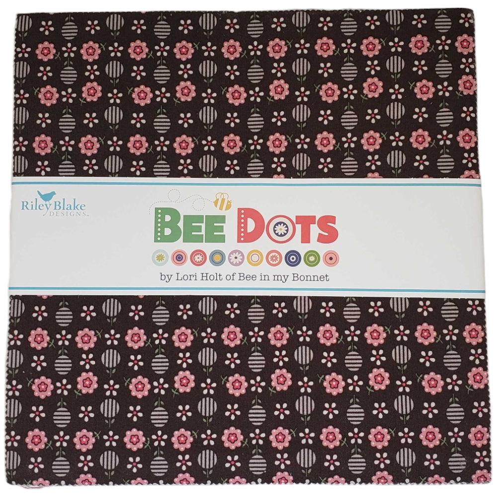 Bee Dots 10" Layer Cake-Riley Blake Fabrics-My Favorite Quilt Store