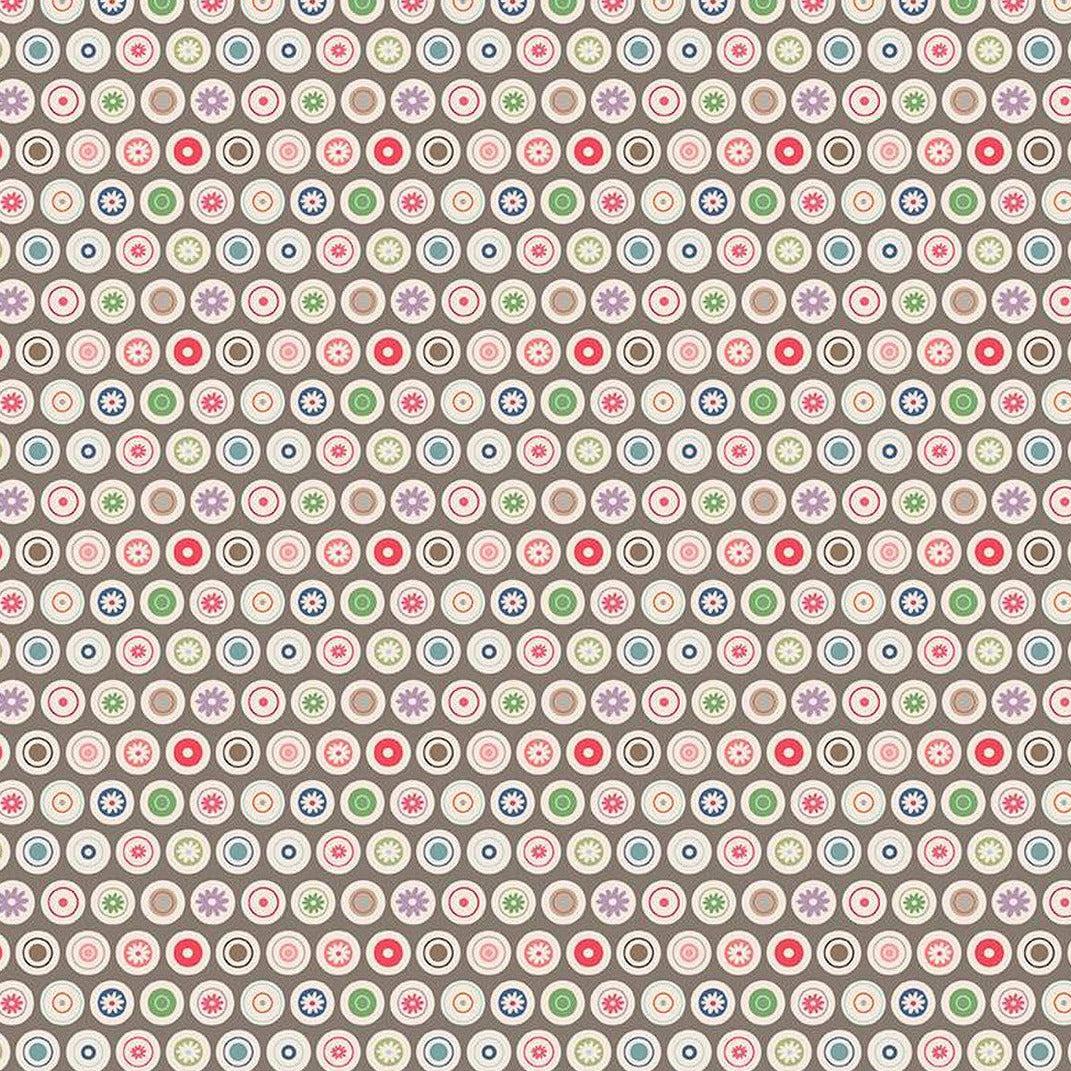 Bee Dots Milkcan VaLene Dot Fabric-Riley Blake Fabrics-My Favorite Quilt Store