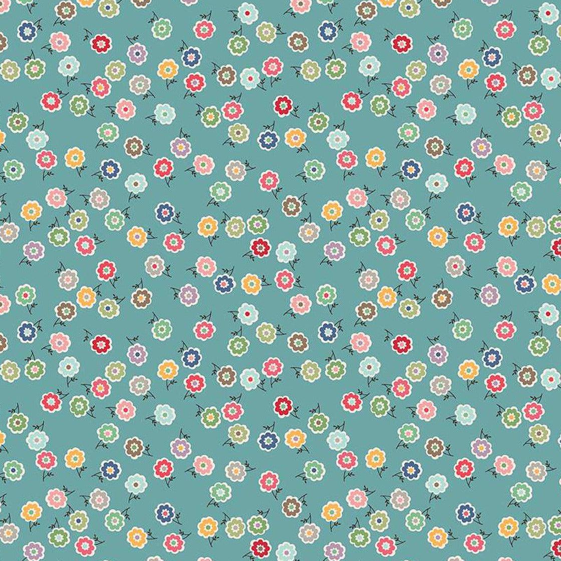 Bee Dots Raindrop Patricia Ditsy Floral Fabric-Riley Blake Fabrics-My Favorite Quilt Store