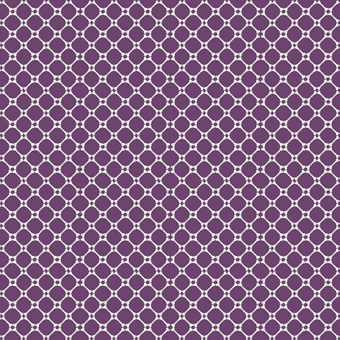 Beggar's Night Purple Bones Fabric-Riley Blake Fabrics-My Favorite Quilt Store