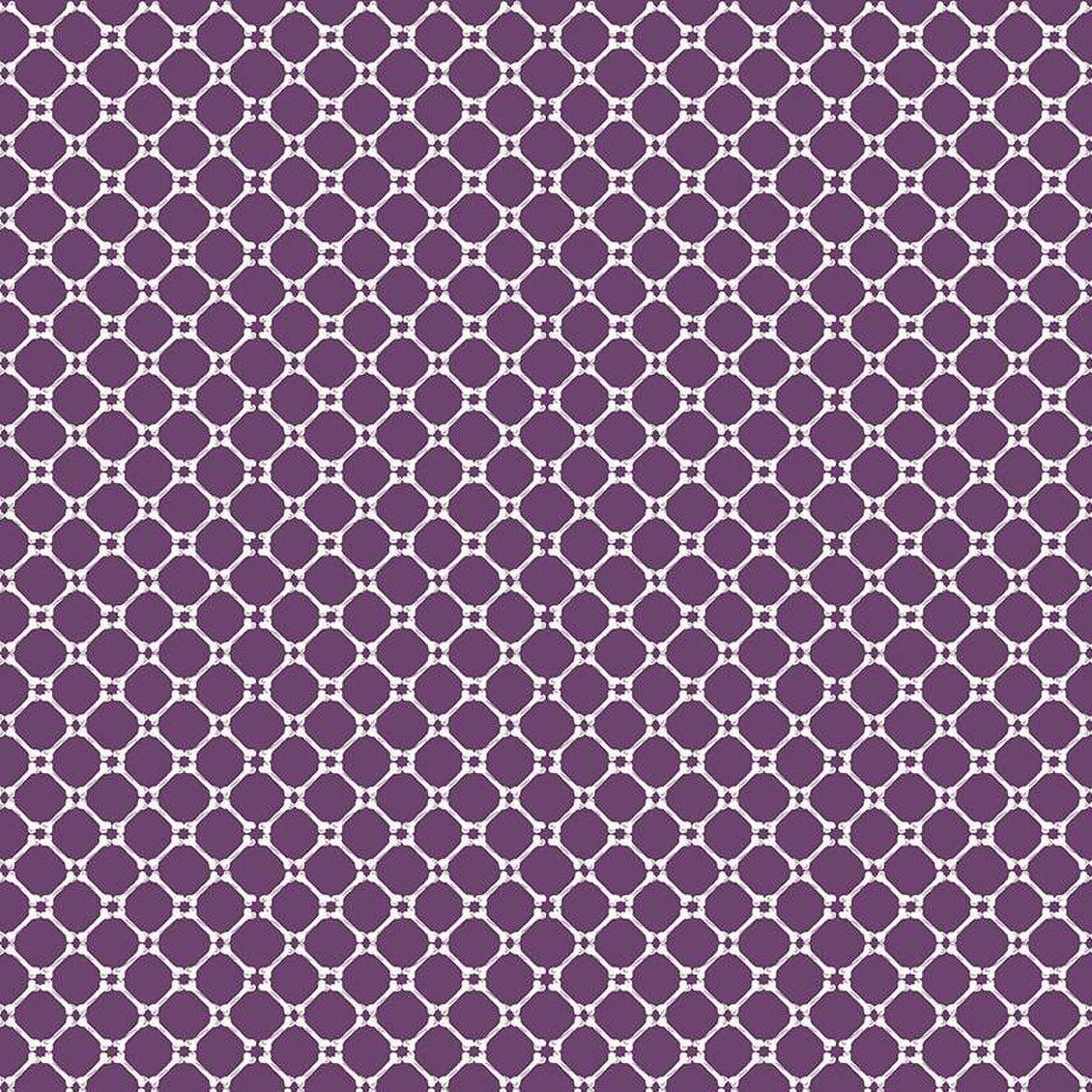 Beggar's Night Purple Bones Fabric