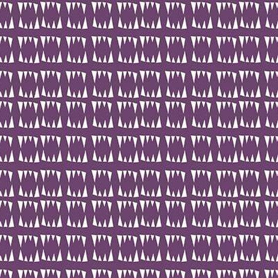Beggar's Night Purple Fangs Fabric-Riley Blake Fabrics-My Favorite Quilt Store