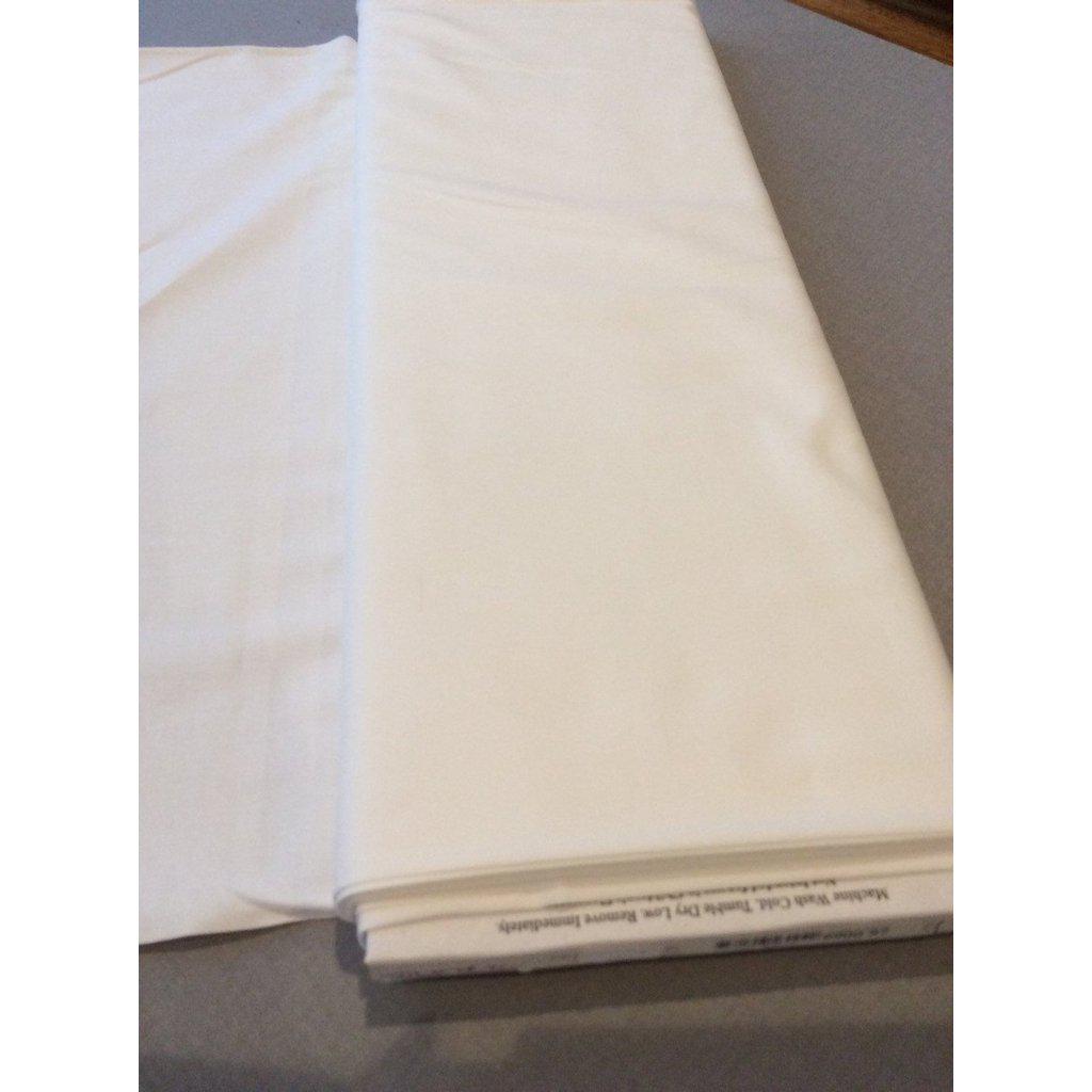 Bella Solid Bleached White Fabric – End of Bolt – 25″ × 44/45″ Damaged-Moda Fabrics-My Favorite Quilt Store