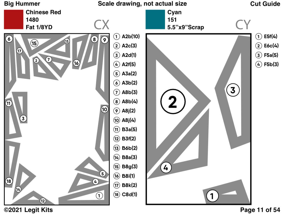 Big Hummer Quilt Kit-Legit Kits-My Favorite Quilt Store