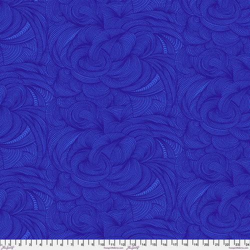 BioGeo-3 Blueberry Twist Fabric-Free Spirit Fabrics-My Favorite Quilt Store