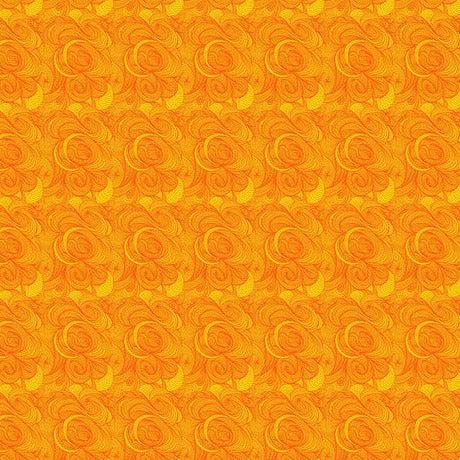BioGeo-3 Orange Peel Swirl Fabric-Free Spirit Fabrics-My Favorite Quilt Store