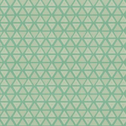 Bird Garden Green Tiles Fabric-Free Spirit Fabrics-My Favorite Quilt Store