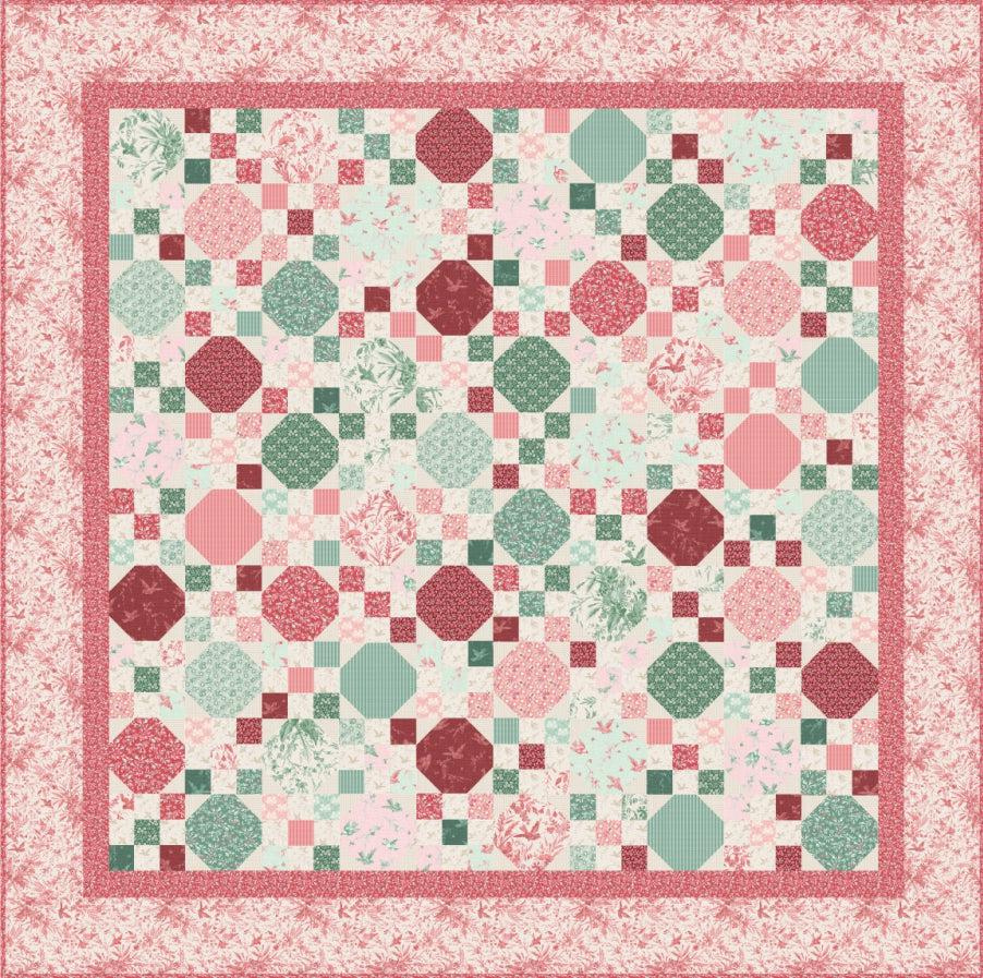 Birdsong Stitched With Love Quilt Pattern - Free Digital Download-Maywood Studio-My Favorite Quilt Store