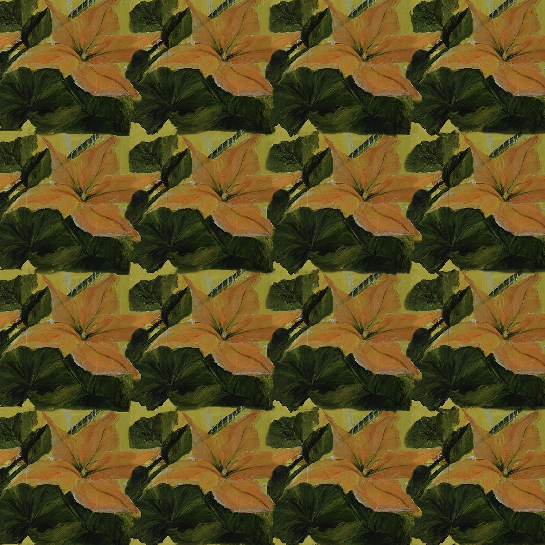 Bittersweet Orange Blossom Fabric-Northcott Fabrics-My Favorite Quilt Store