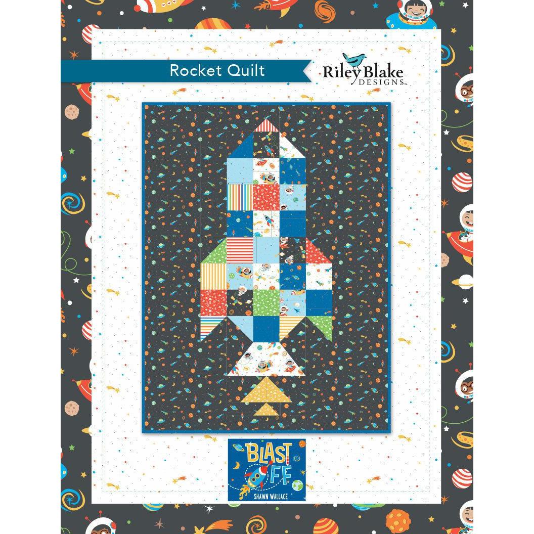 Blast Off Rocket Quilt Pattern - Free Digital Download