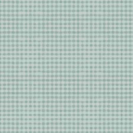 Blessed By Nature Blue Gingham Fabric