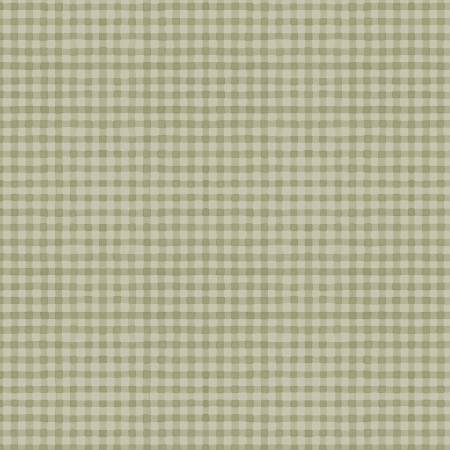 Blessed By Nature Green Gingham Fabric