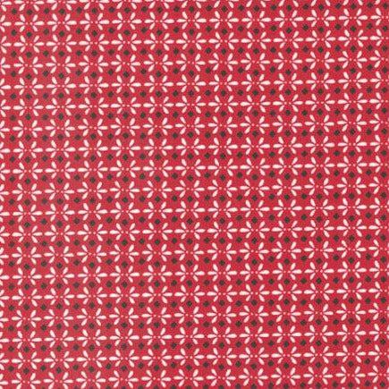 Blizzard Red Snow Angels Fabric