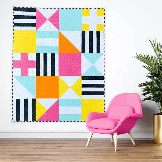 Block Party Quilt Pattern-Corinne Sovey Design Studio-My Favorite Quilt Store
