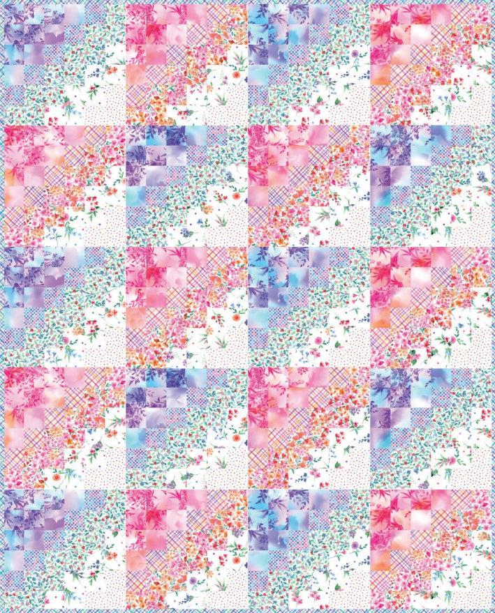 Bloom Bright Quilt Pattern- Free Digital Download-Maywood Studio-My Favorite Quilt Store