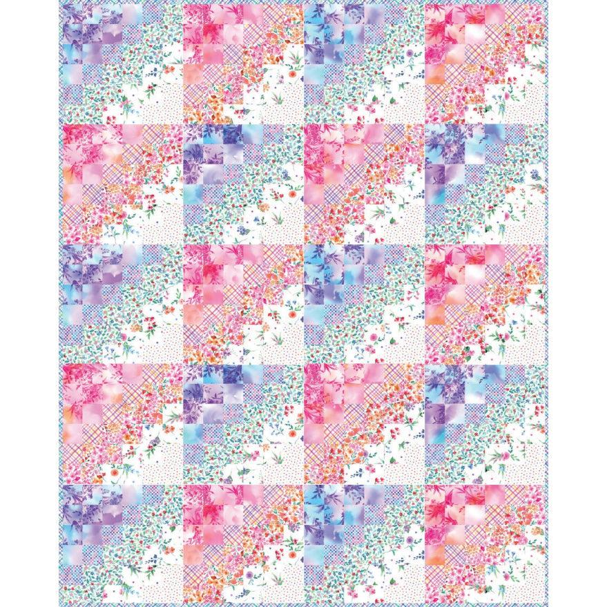 Bloom Bright Quilt Pattern- Free Digital Download-Maywood Studio-My Favorite Quilt Store