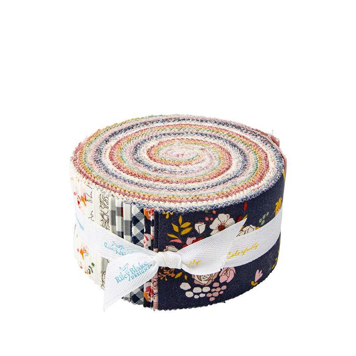BloomBerry 2 1/2" Jelly Roll-Riley Blake Fabrics-My Favorite Quilt Store