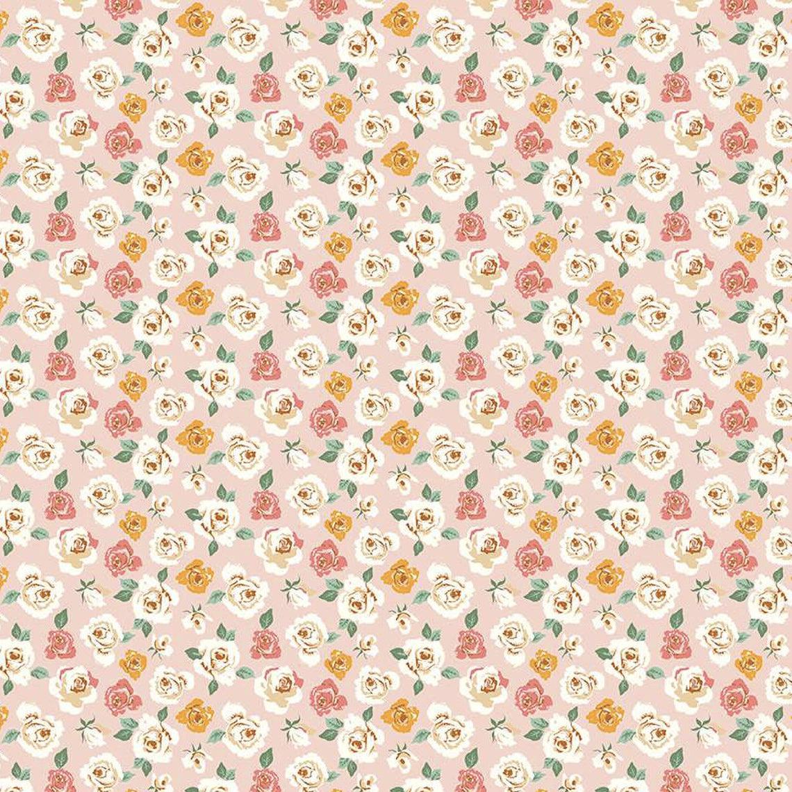 BloomBerry Blush Tiny Roses Fabric