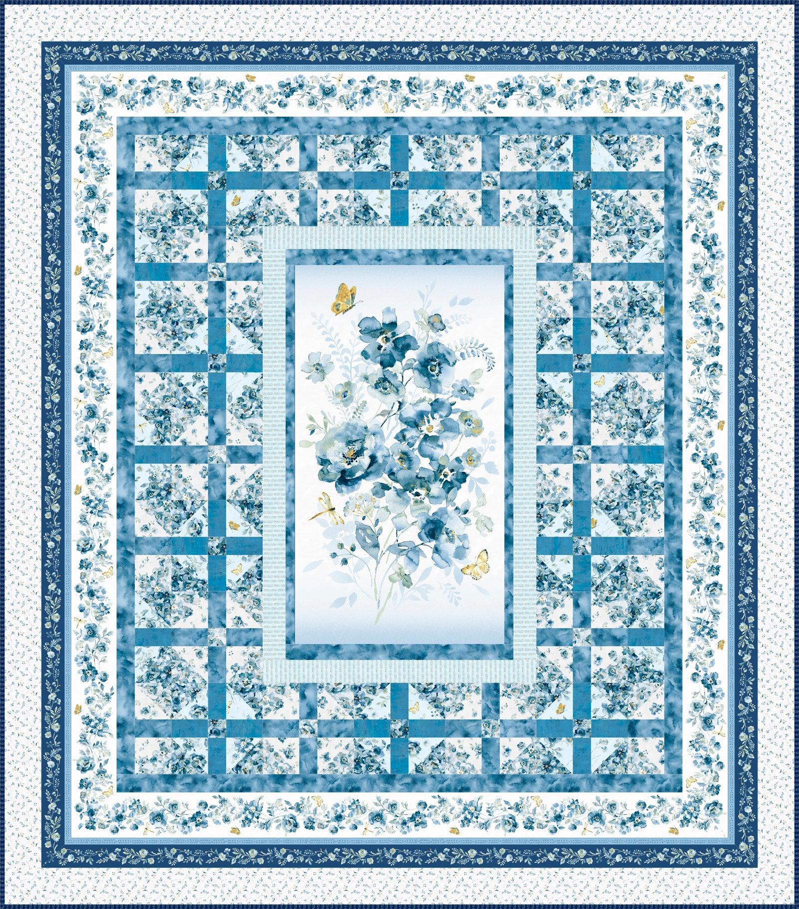 Blue Breeze Quilt Pattern - Free Digital Download-Wilmington Prints-My Favorite Quilt Store