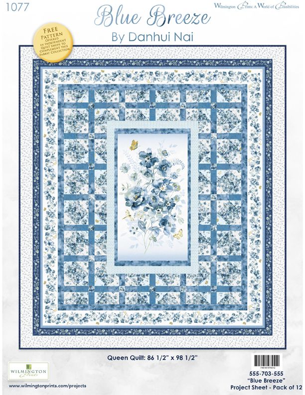 Blue Breeze Quilt Pattern - Free Digital Download-Wilmington Prints-My Favorite Quilt Store