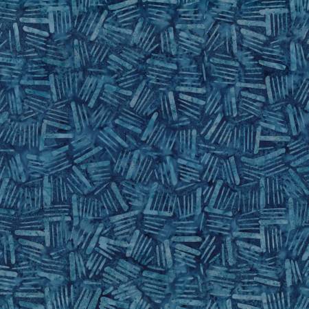 Blue Smoke Denim Sticks Batik Fabric-Wilmington Prints-My Favorite Quilt Store