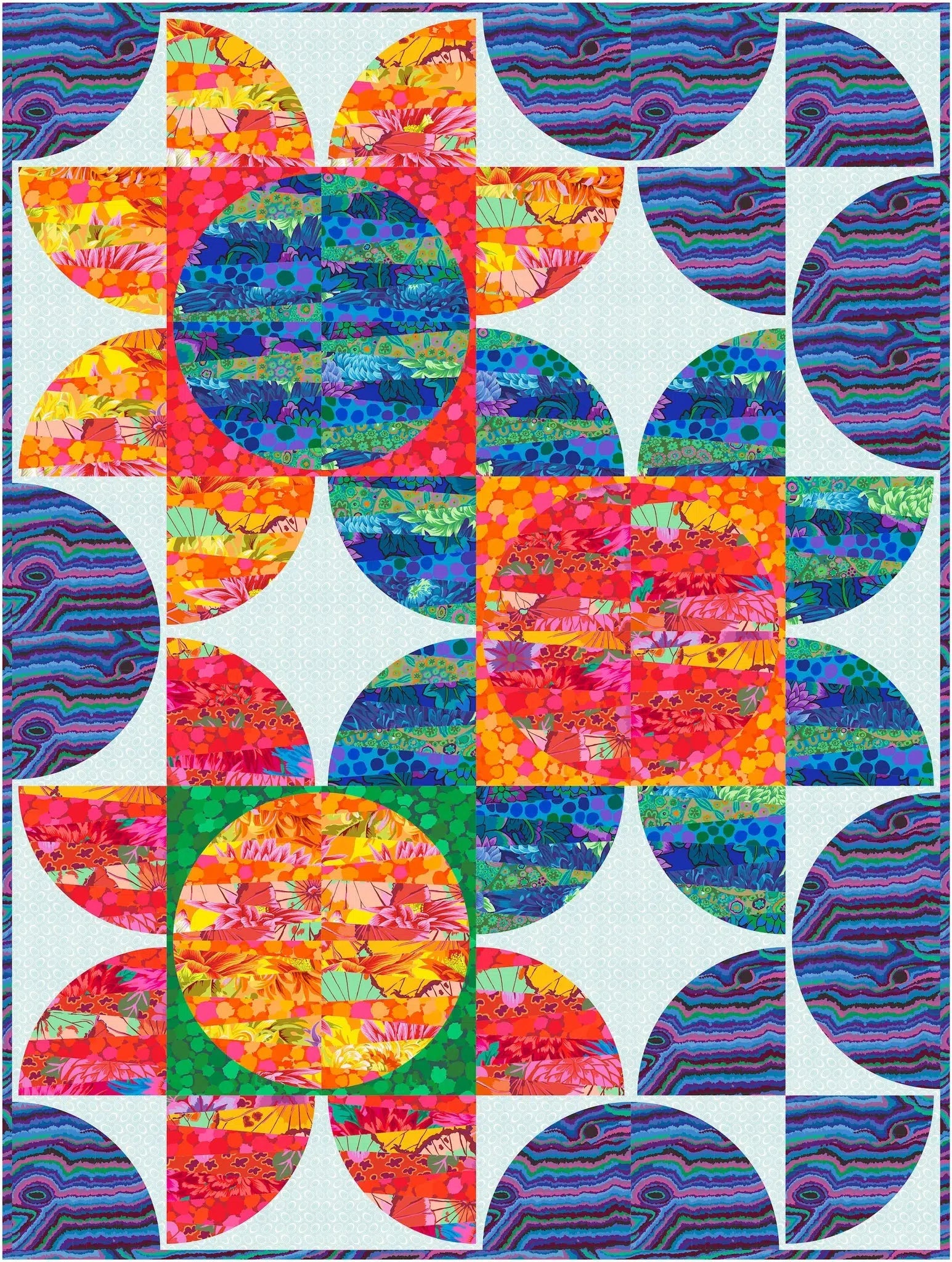 Bodacious Blossoms Quilt Pattern-Colourwerx-My Favorite Quilt Store