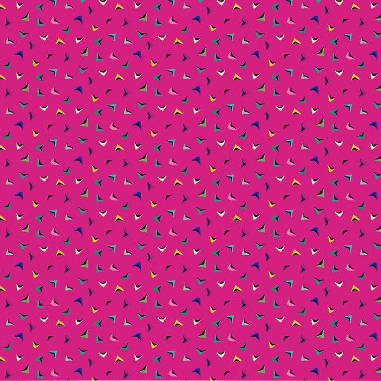 Botanica Magenta Flutter Fabric-Windham Fabrics-My Favorite Quilt Store