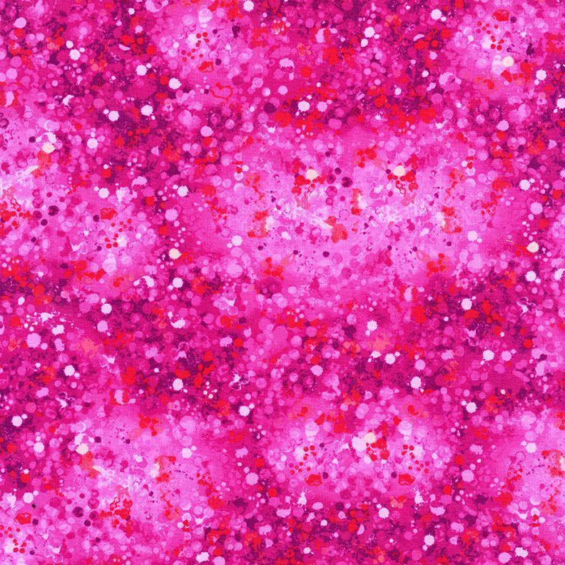 Bravo Basic Splatter Print Pink Fabric
