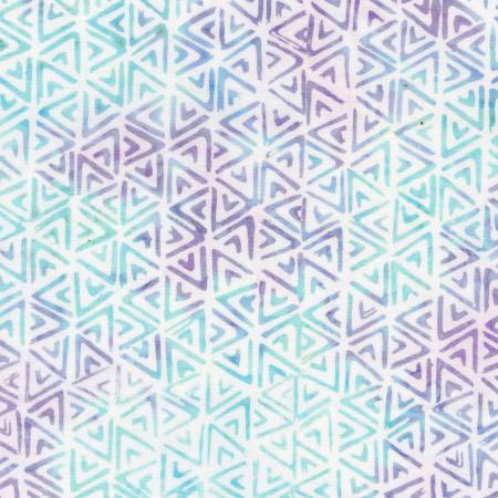 Breeze White Angles Batik Batik Fabric