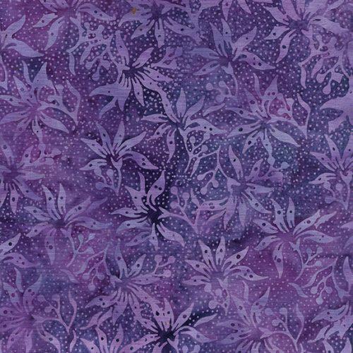 Buds and Blooms Purple Jelly Lillies Fabric-Island Batik-My Favorite Quilt Store
