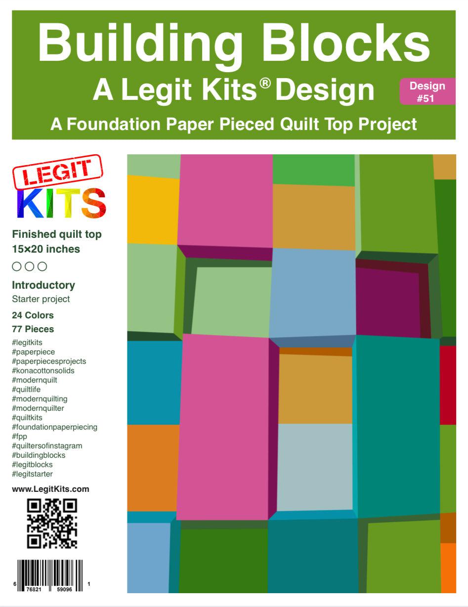 Building Blocks Mini Quilt Kit-Legit Kits-My Favorite Quilt Store