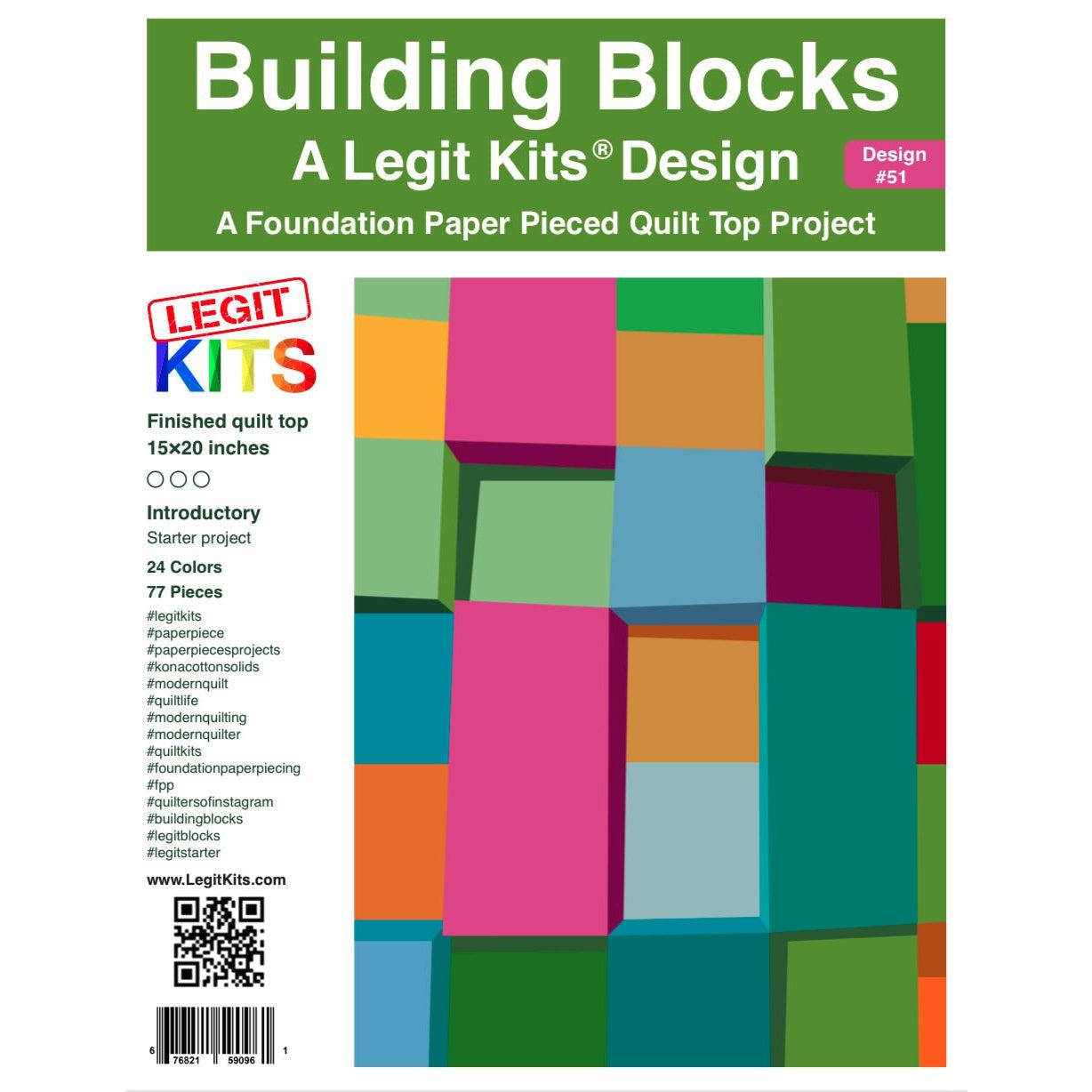 Building Blocks Pattern-Legit Kits-My Favorite Quilt Store