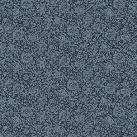 Buttermere Mallow Navy Fabric-Free Spirit Fabrics-My Favorite Quilt Store