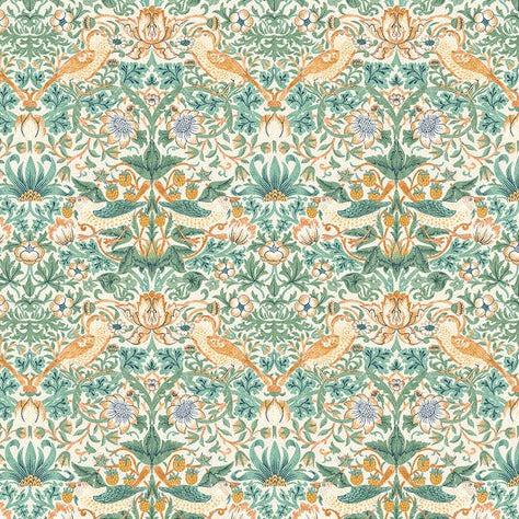 Buttermere Strawberry Thief Mint Fabric-Free Spirit Fabrics-My Favorite Quilt Store