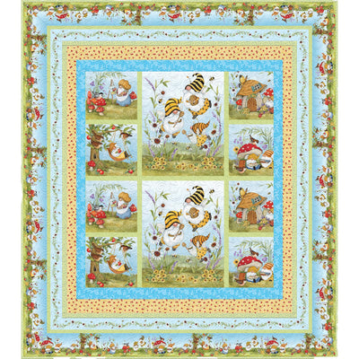Quilt Kit – Medley In Red – 51″ X 71″ A Season To Believe Cardinal Panel  Throw Quilt – Top & Binding – Fabric Utopia