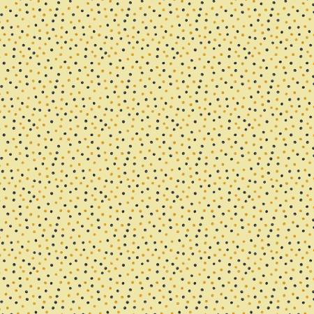 Buzzin' With My Gnome-iezz Yellow Dots Fabric