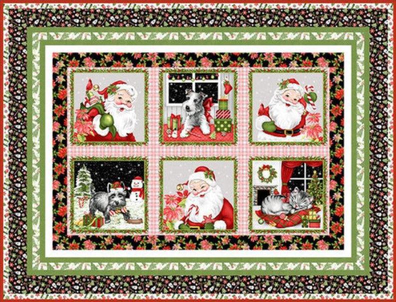 Candy Cane Lane Joy To All Quilt Kit-Studio e Fabrics-My Favorite Quilt Store