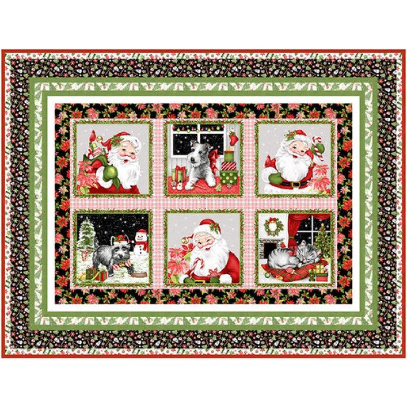 Candy Cane Lane Joy To All Quilt Kit